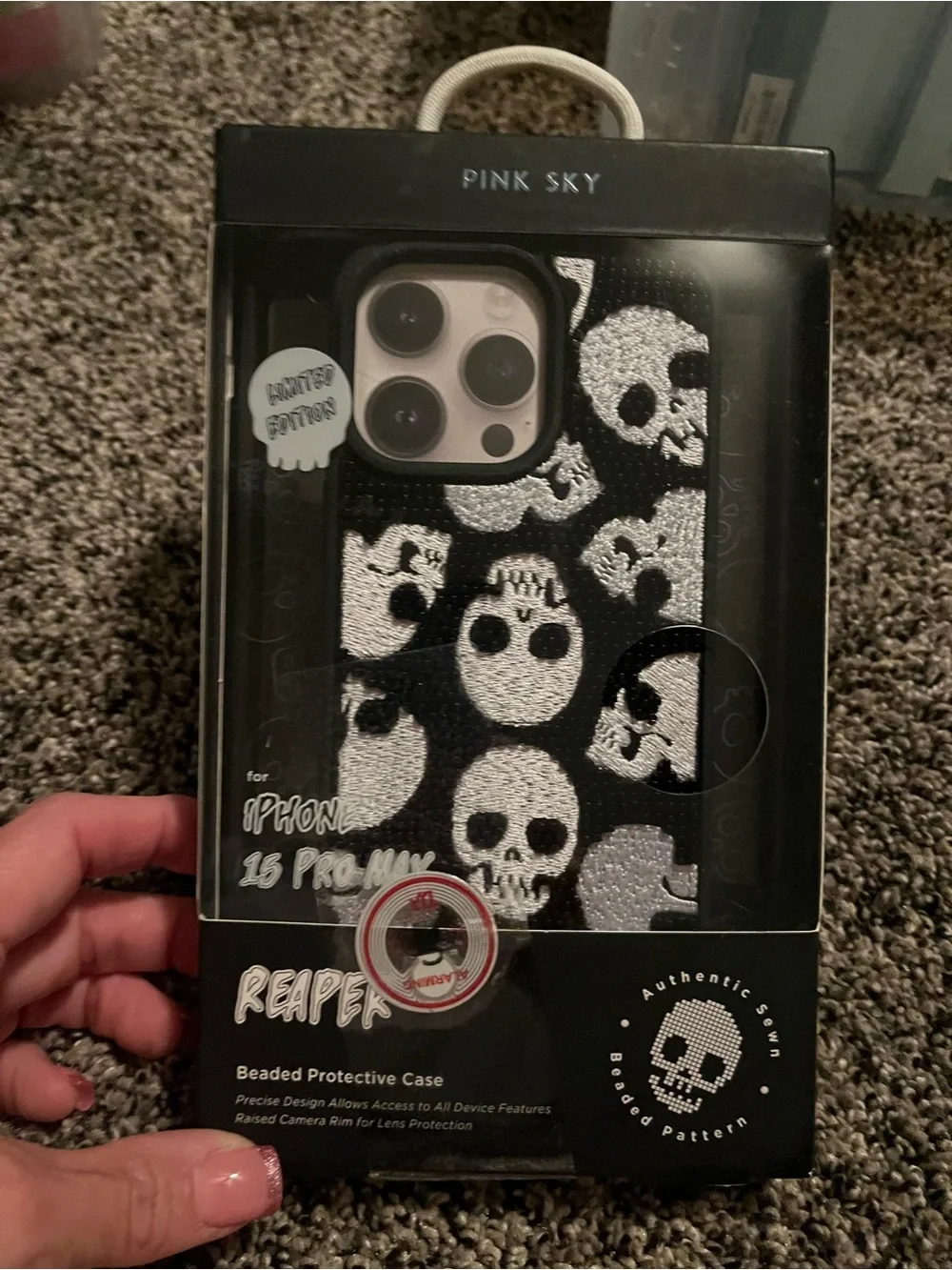 Pink Sky reaper phone case